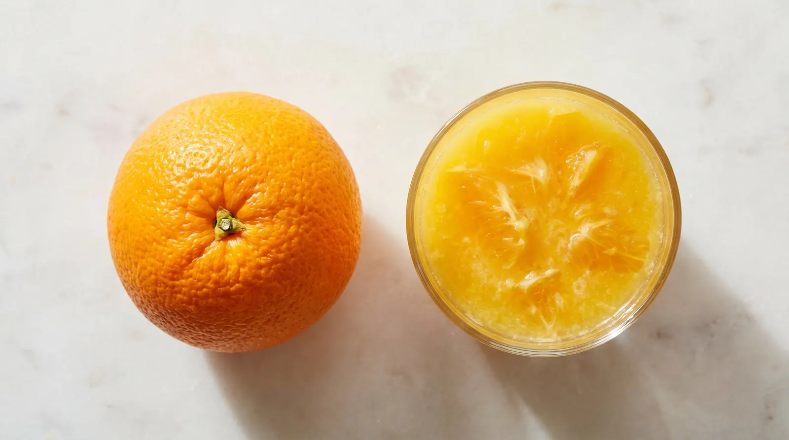 Whole fruit with its fiber versus juice without it
