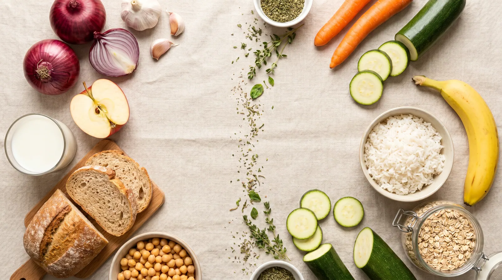 High FODMAP foods vs. low-FODMAP alternatives