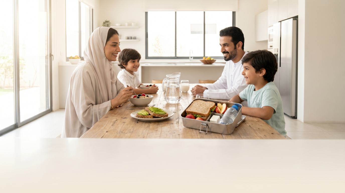 فطور المدرسة وصندوق الغداء