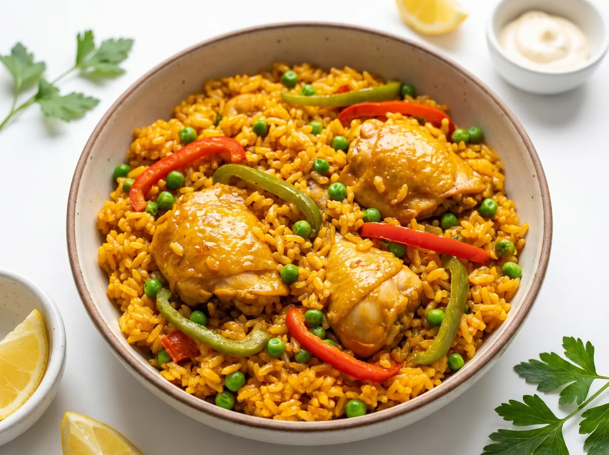أرّوز كون بويو (الأرزّ بالدجاج الإسبانيّ)