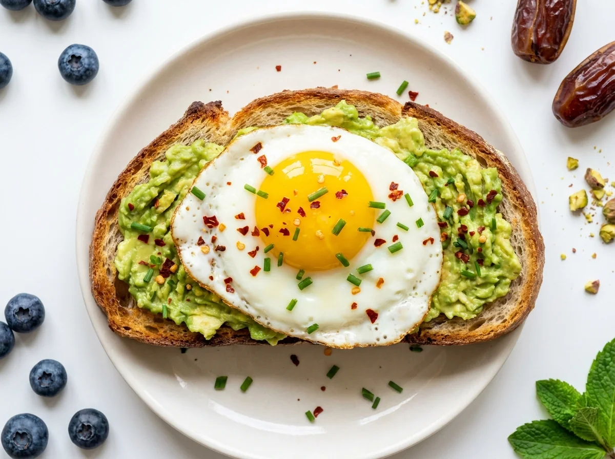 Personal Avocado Egg Toast