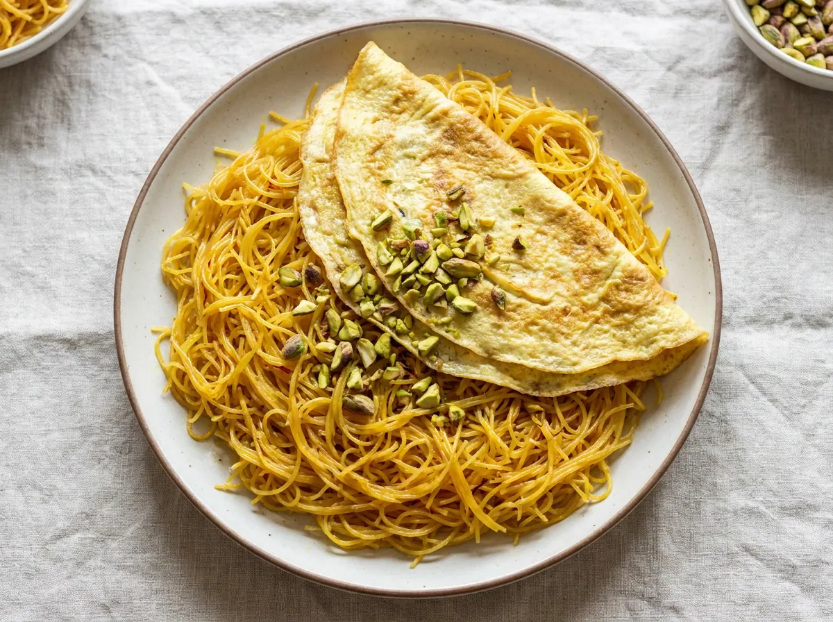 Balaleet — Saffron Vermicelli with Egg