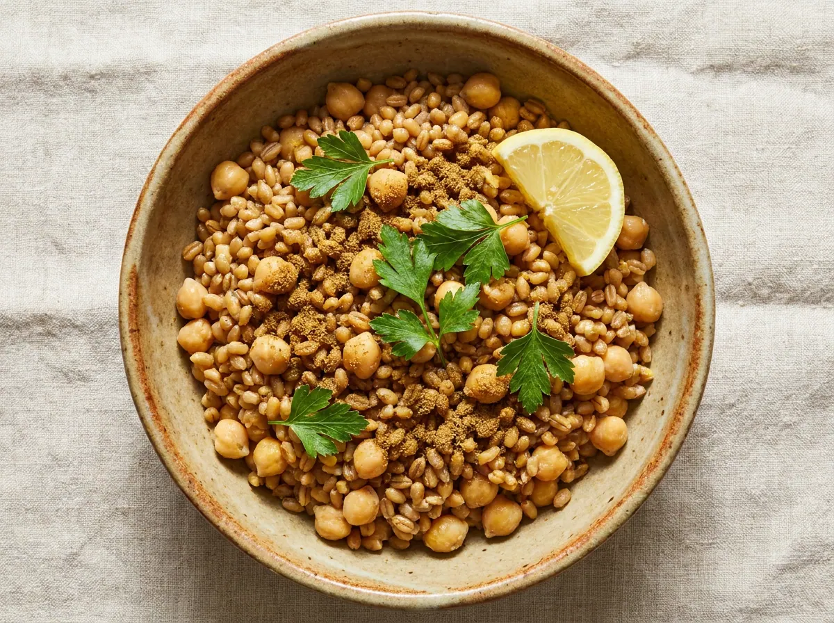 بليلة القمح والحمّص