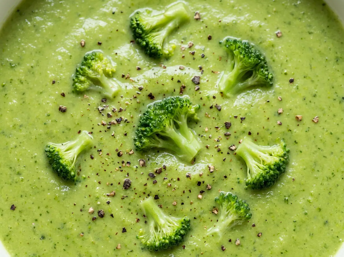 Creamy Pureed Broccoli Soup