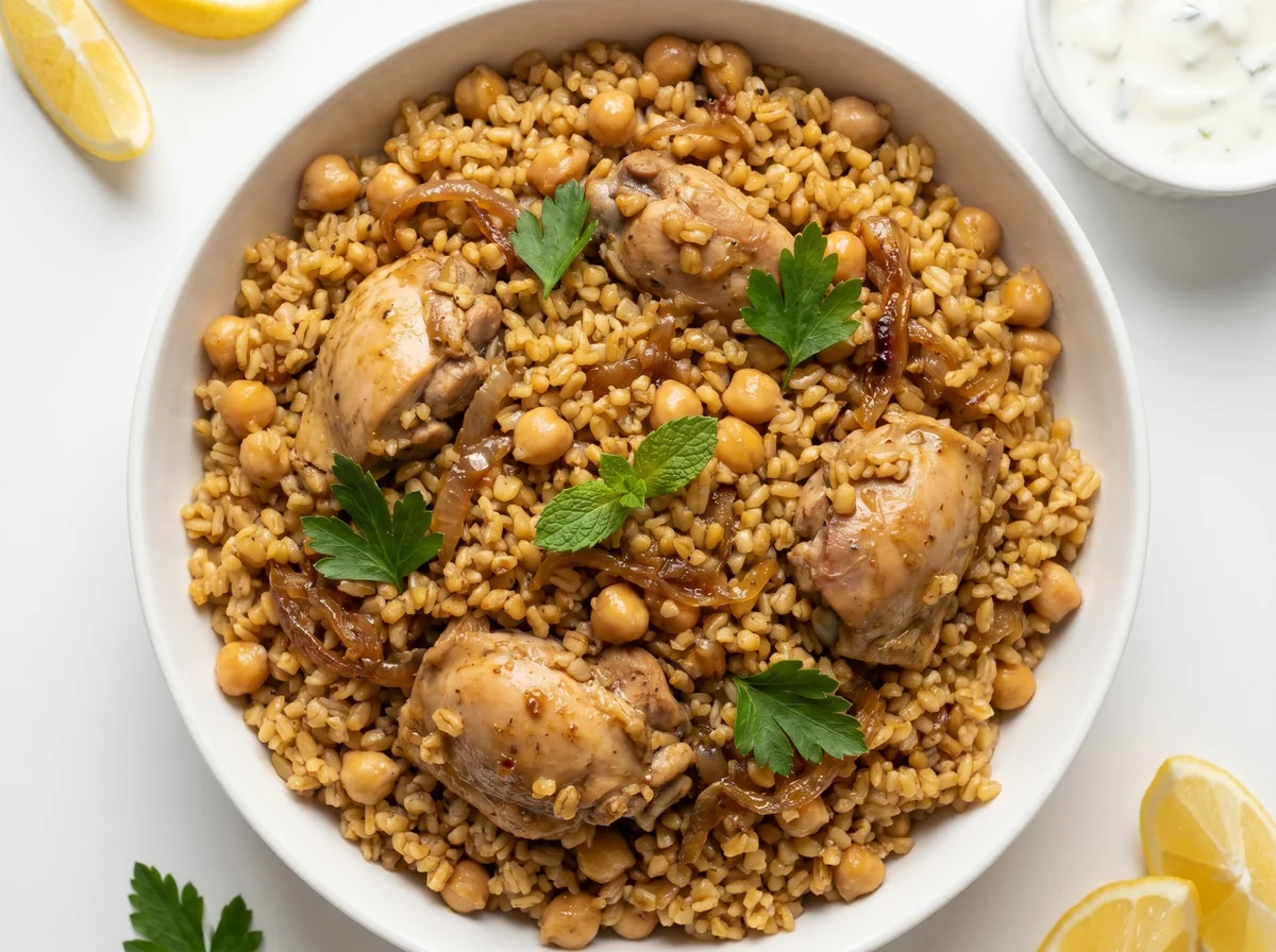 برغل بدفين