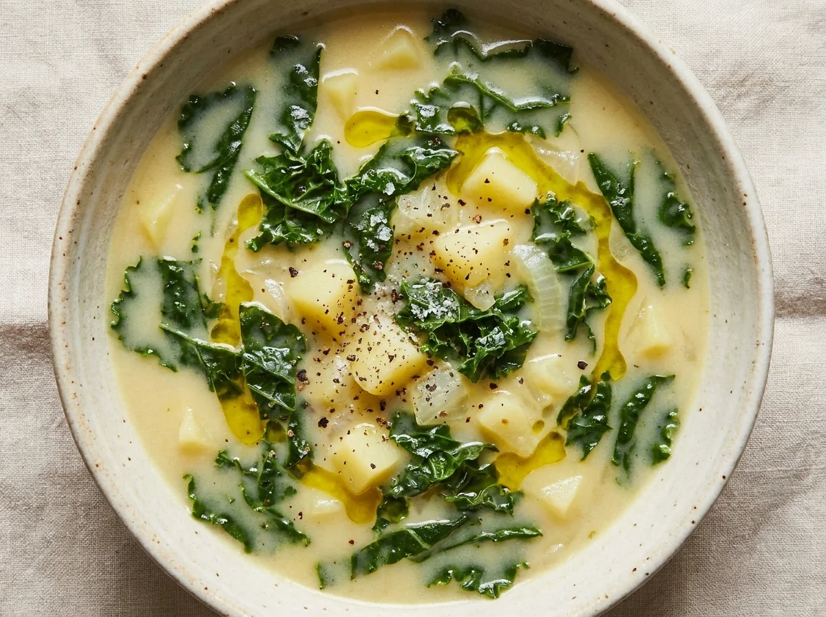 شوربة الكرنب والبطاطا البرتغاليّة