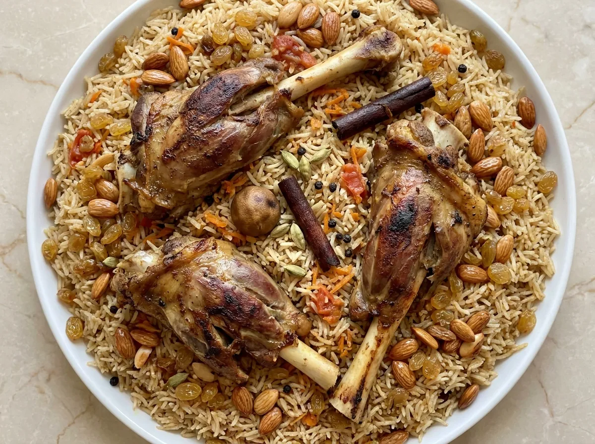 كبسة لحم الحاشي