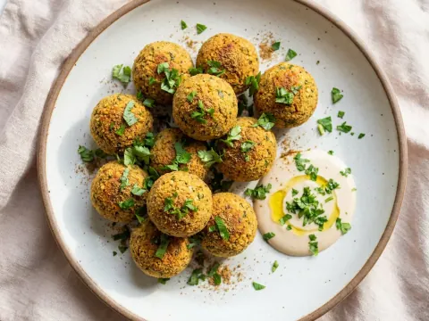 الفلافل بالقلّاية الهوائيّة