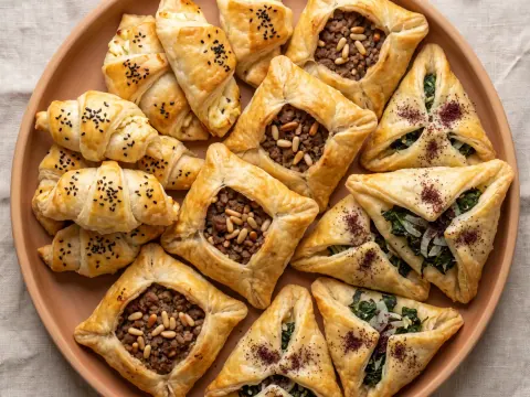 معجنات هشة بحشوات متنوّعة