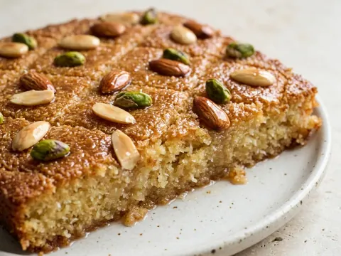 بسبوسة بالسمن