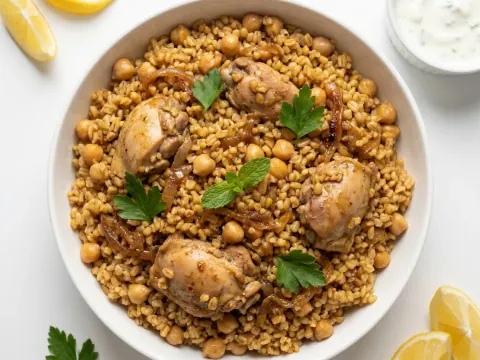 برغل بدفين