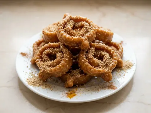 شباكية مغربيّة (بالسمسم والعسل)