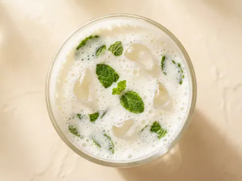 لبن بالنعناع