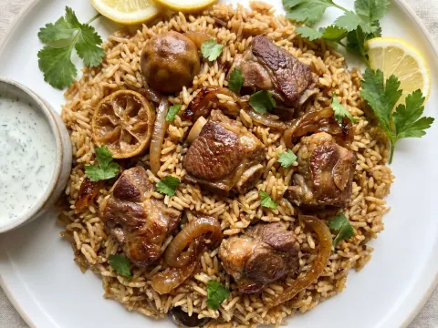 مضغوط لحم خليجي