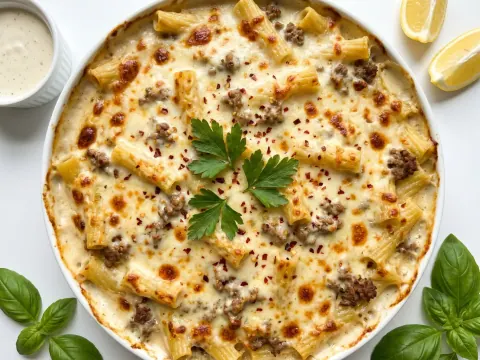 معكرونة بالبشاميل