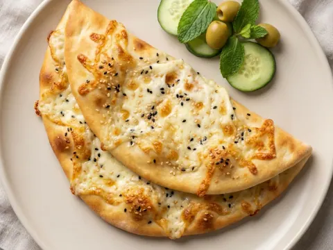 منقوشة الجبنة بالفرن