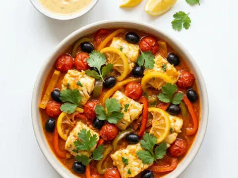 طاجن سمك مغربي