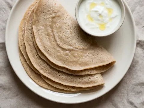 خبز الذرة الرفيعة الرقيق (كسرة سودانيّة)