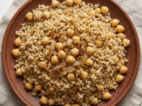 برغل بالحمّص سوريّ