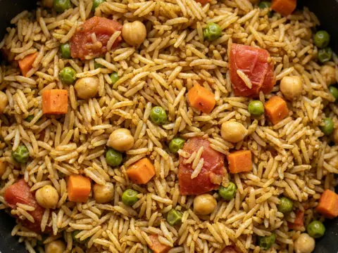 كبسة خضار نباتيّة