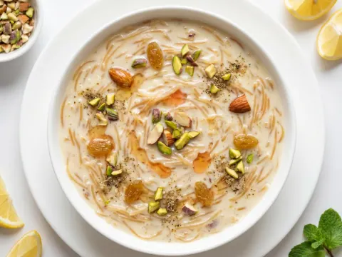 شعيريّة بالحليب