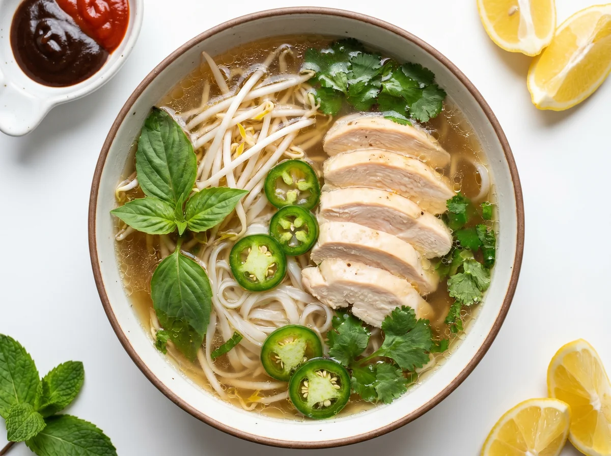 Vietnamese Chicken Pho Soup