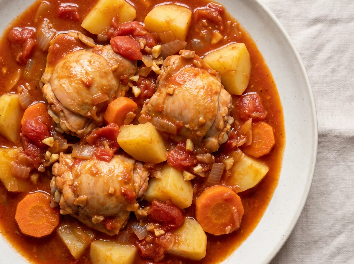 صالونة الدجاج بالخضار