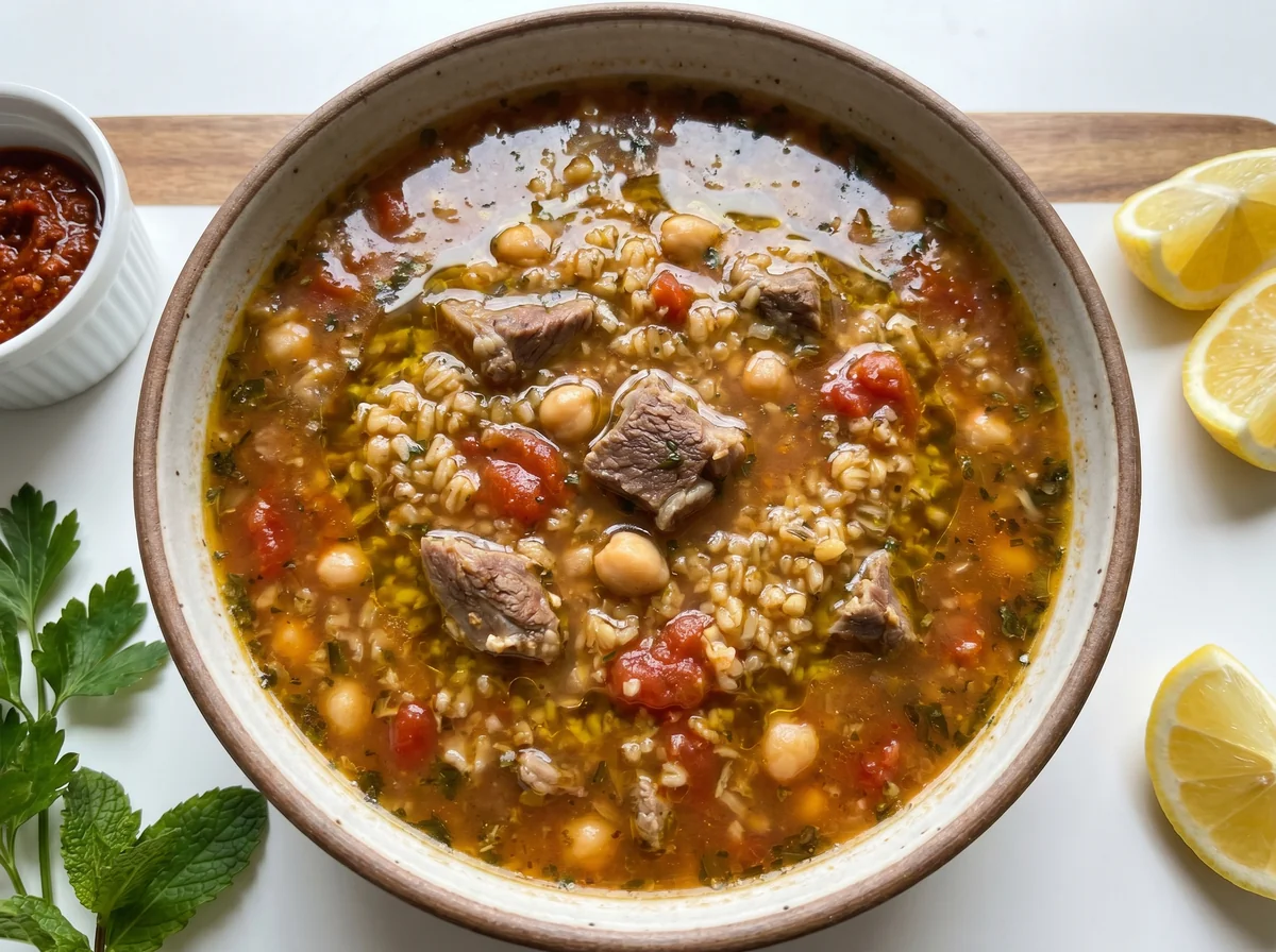 شوربة الفريك جزائرية