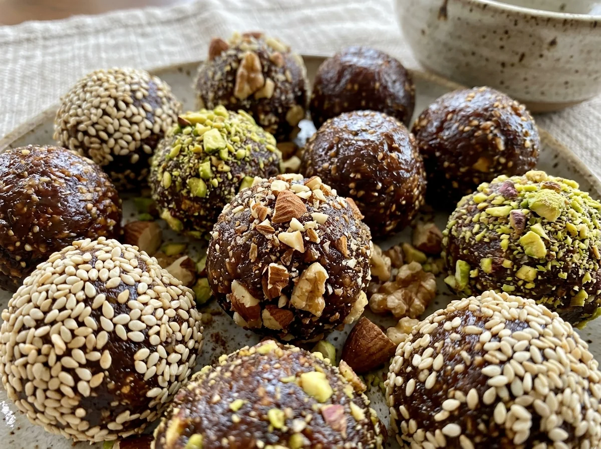 Date Balls with Cinnamon