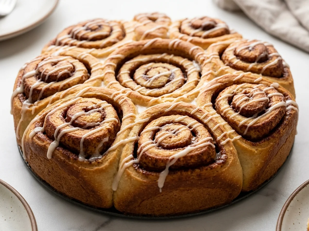 Cinnamon Roll Cake