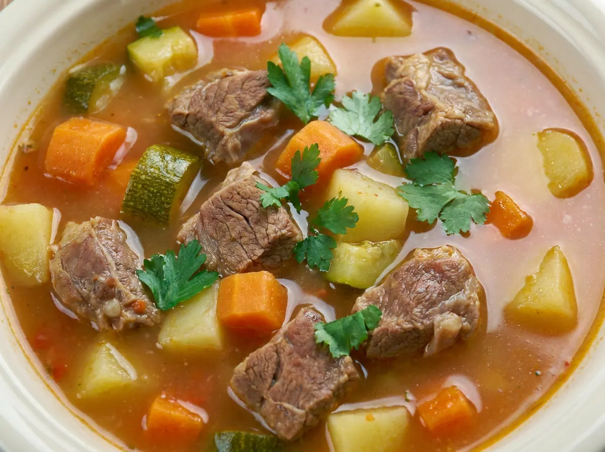صالونة لحم بالخضار