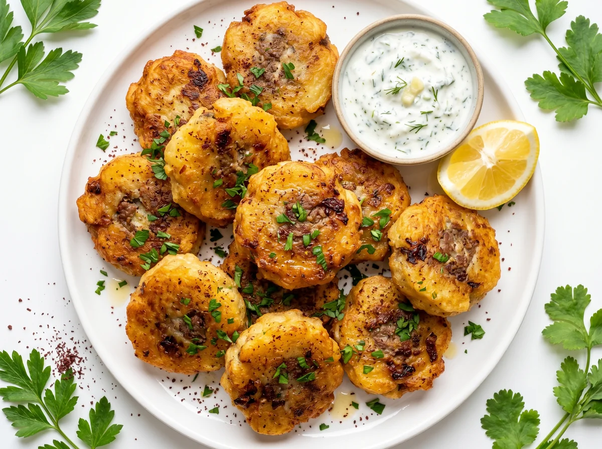 Iraqi Potato Chap (Stuffed Potato Patties)