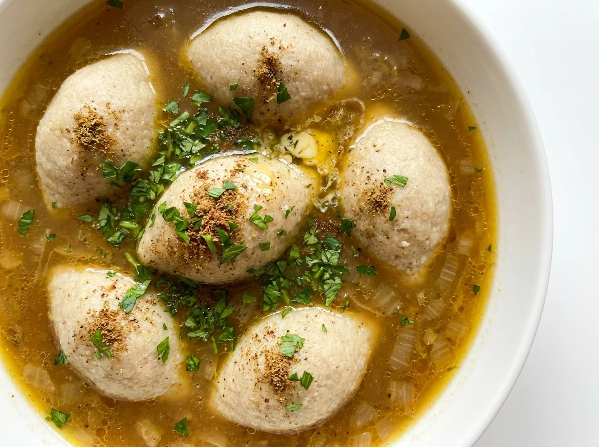 Iraqi Palace Kibbeh Soup (Kubbat Saray)