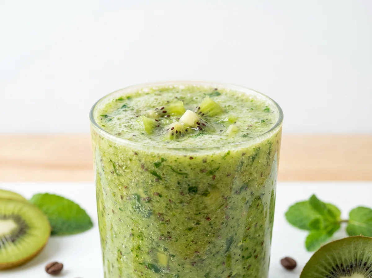kiwi-spinach-green-smoothie