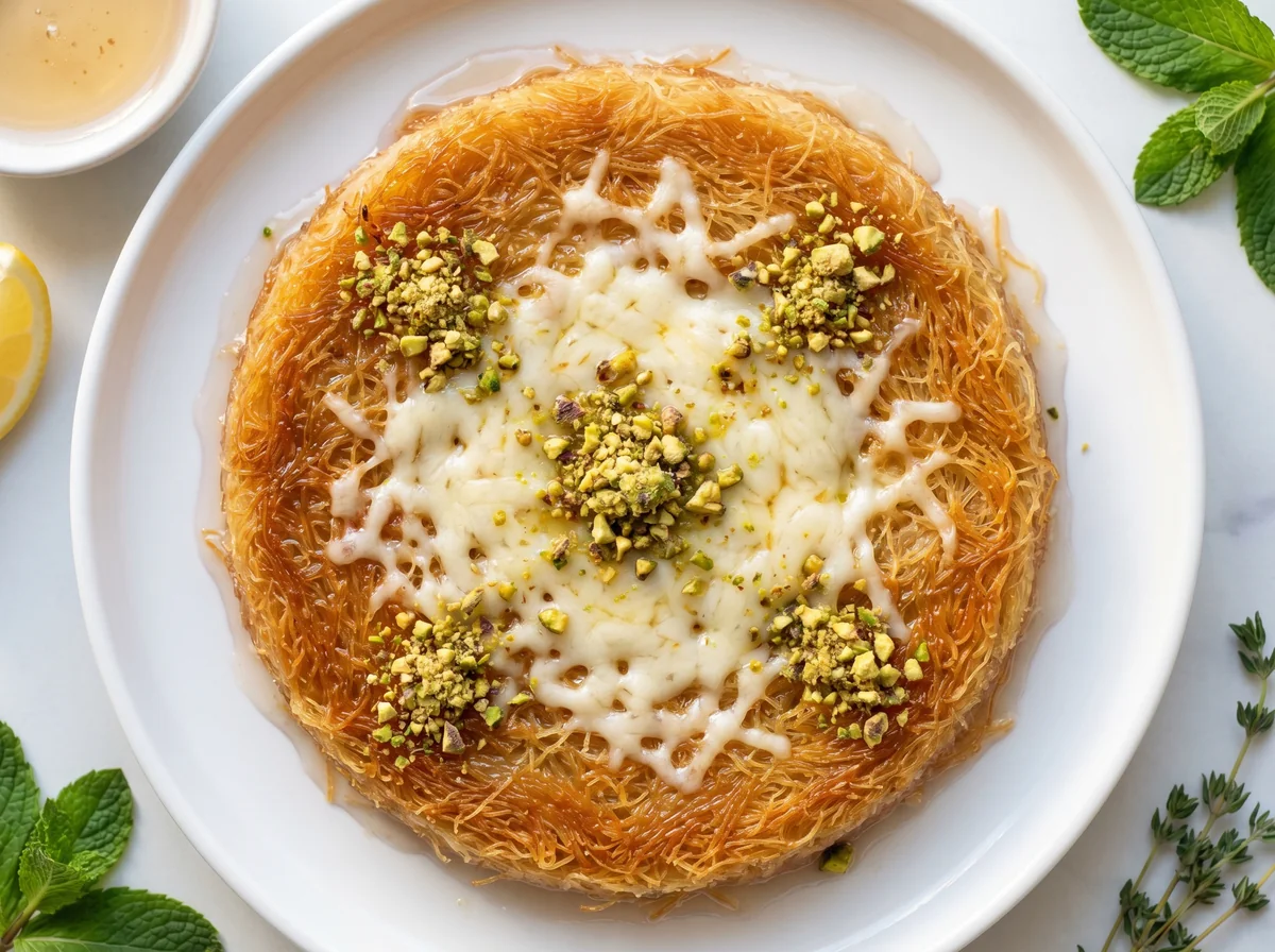كنافة نابلسيّة بالجبن