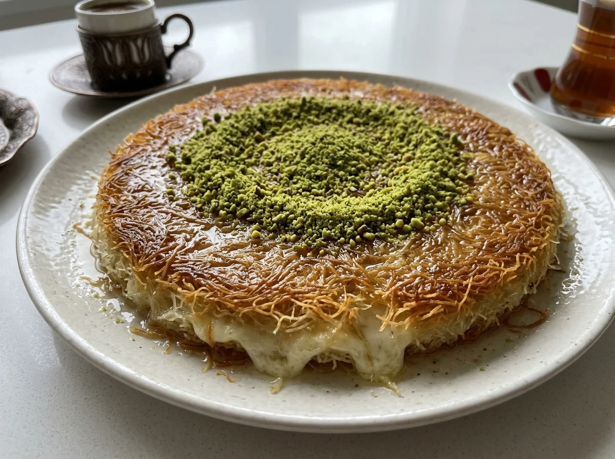 Turkish Kunafa with Cheese (Suhoor)
