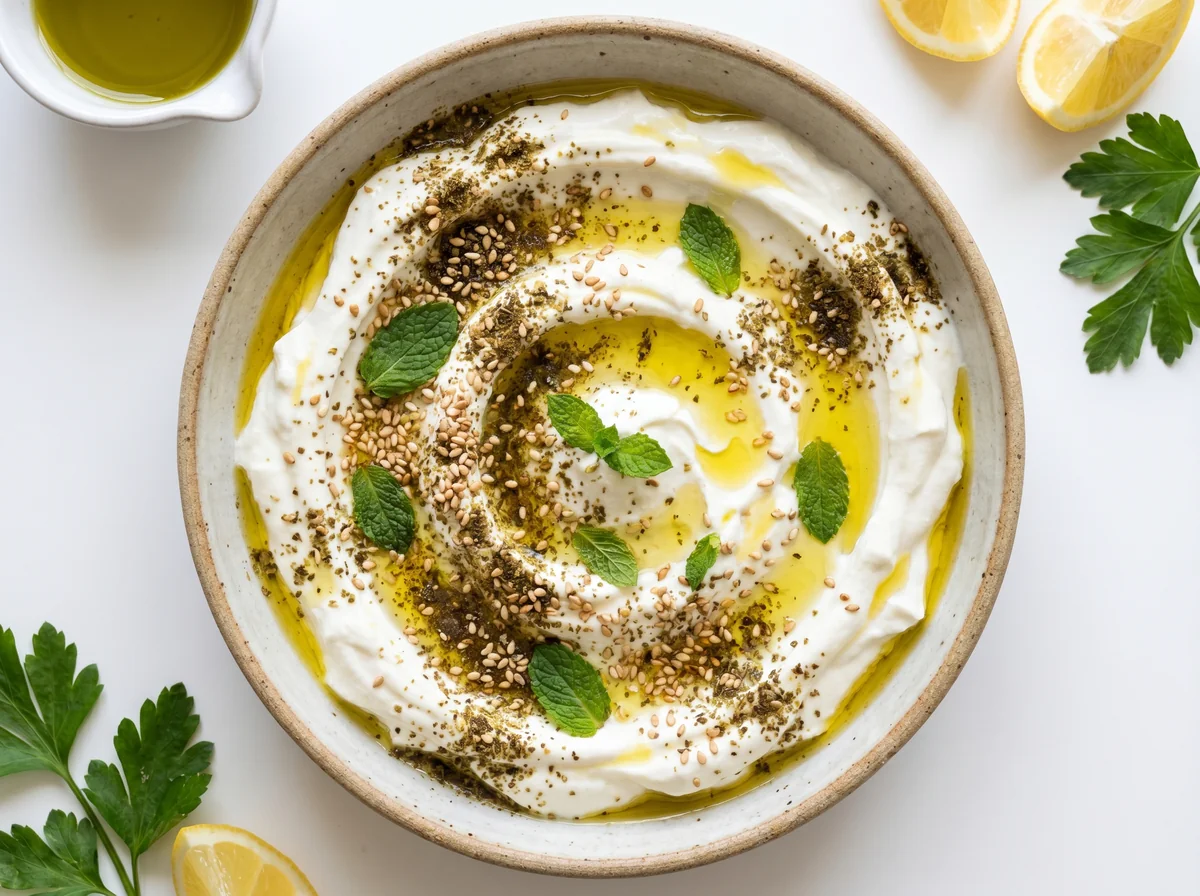 لبنة بالزعتر