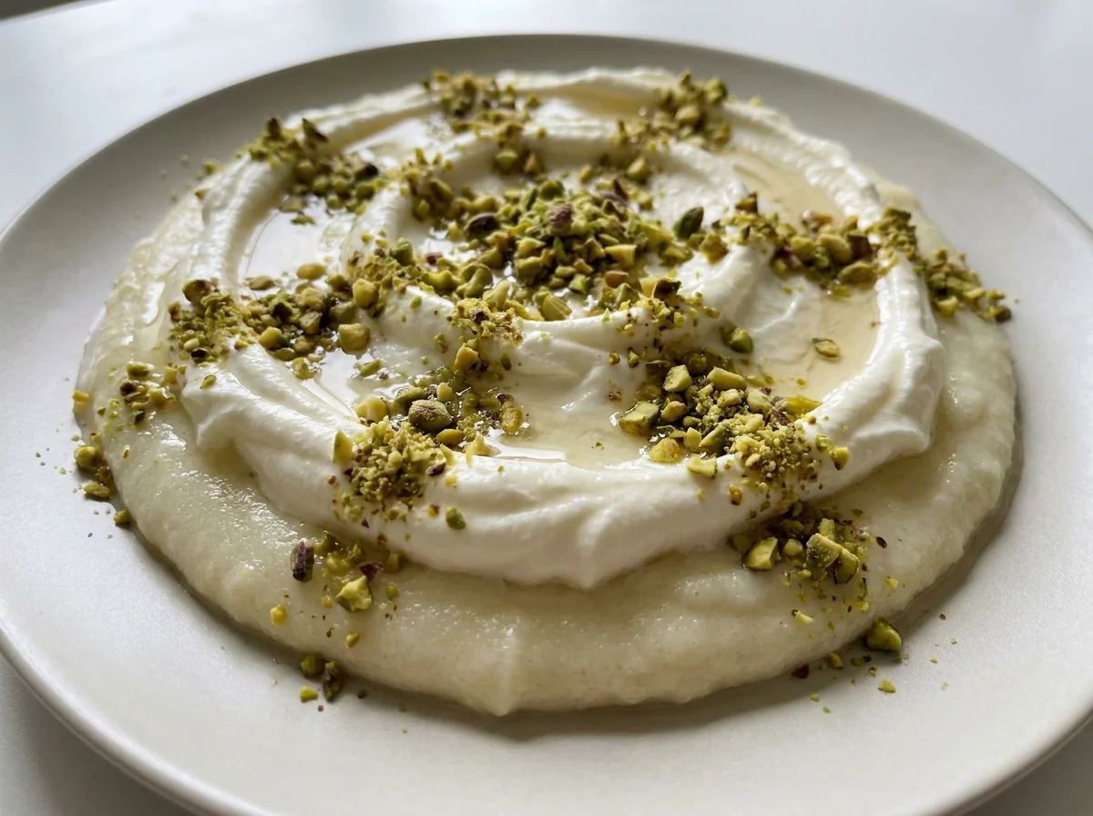 Layali Lubnan (Lebanese Semolina Pudding with Ashta)