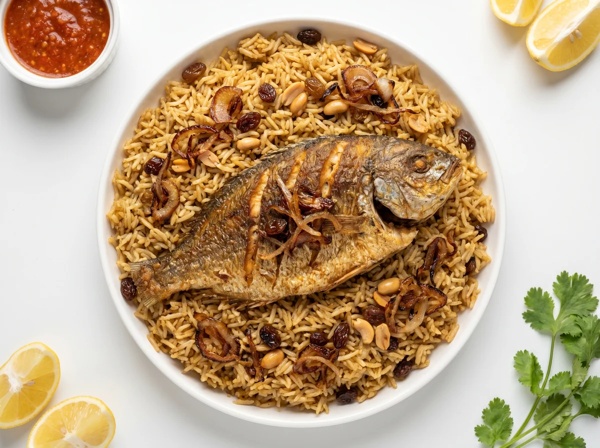 Bahraini Fish Machboos with Basmati Rice