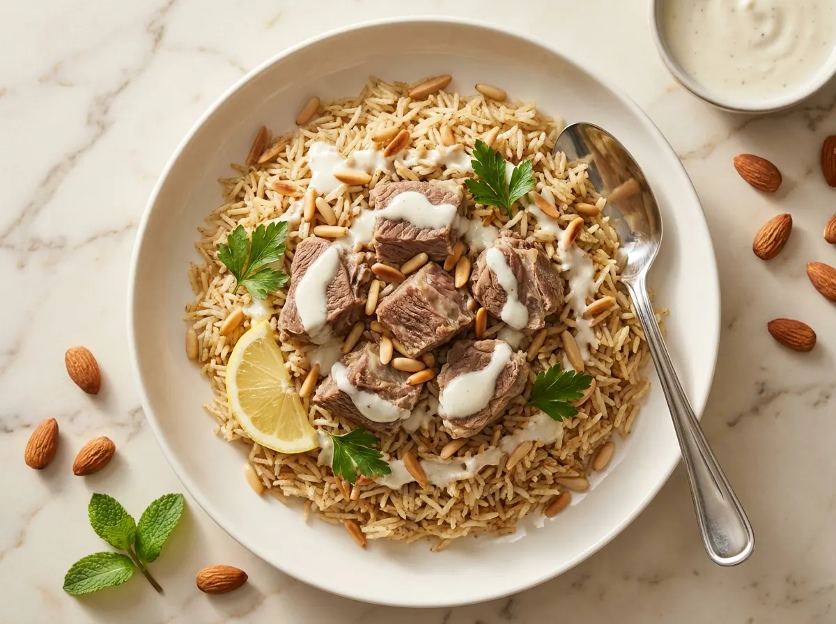 منسف خفيف بالجميد