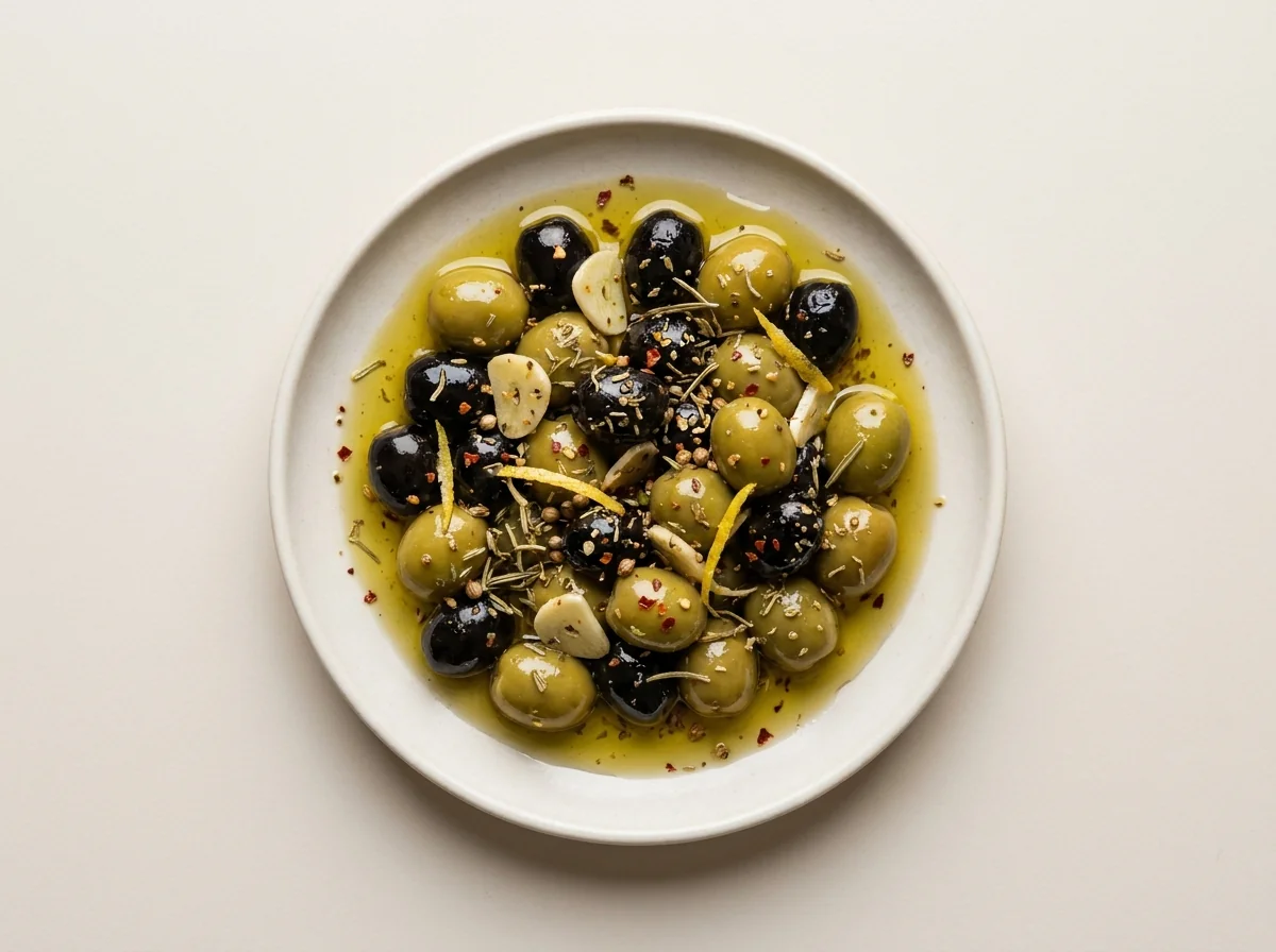 Marinated Olives with Thyme and Lemon