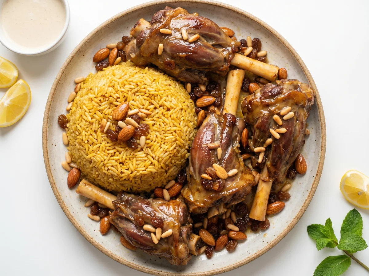 مفطّح اللحم بالخبز والأرزّ