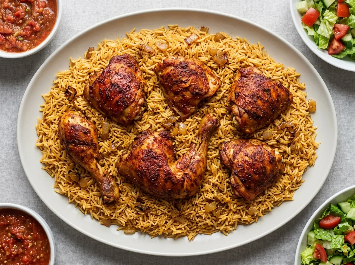 مندي الدجاج بالفرن