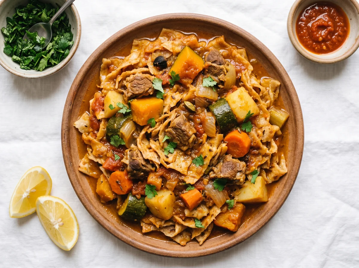 Qursan Najdi (Najdi Soaked Bread Stew)