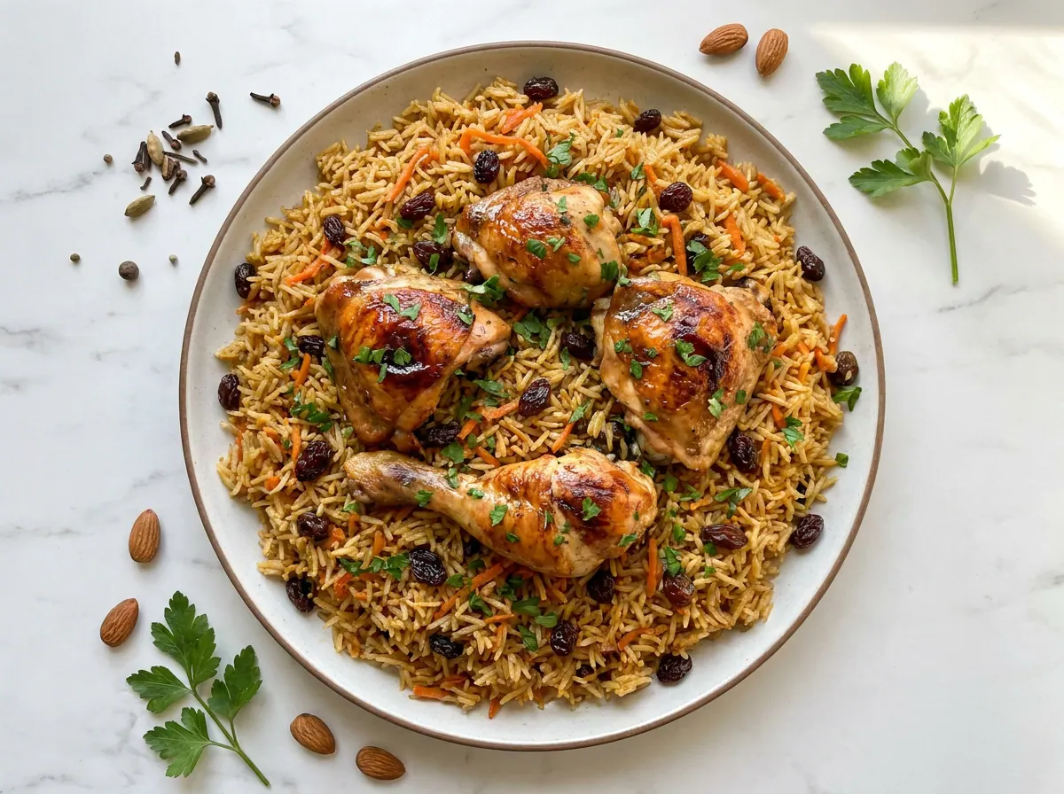 رز بخاري بالدجاج