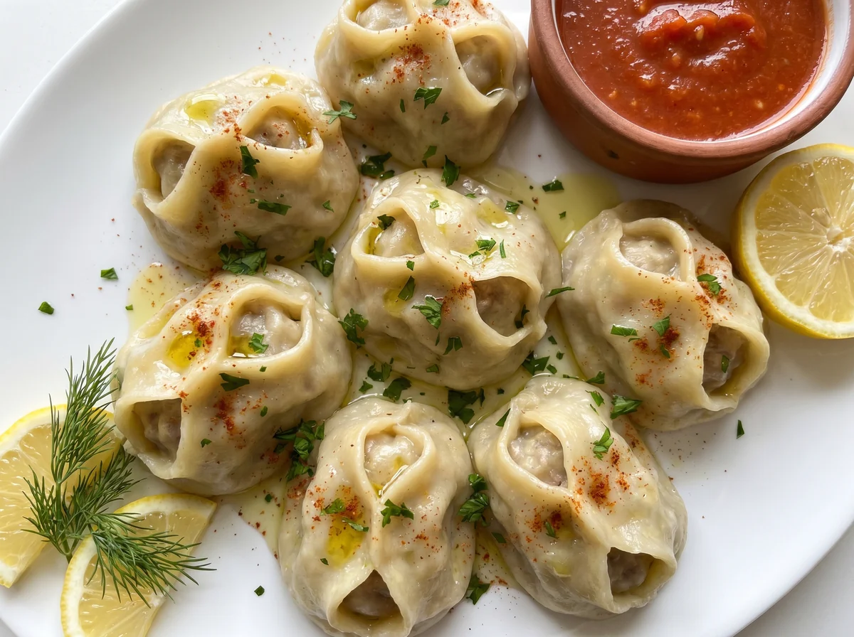 Saudi Manto (Steamed Filled Dumplings)