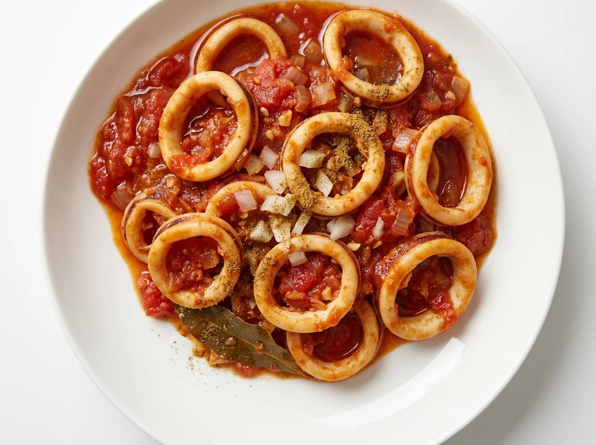 squid-tomato-garlic-stew