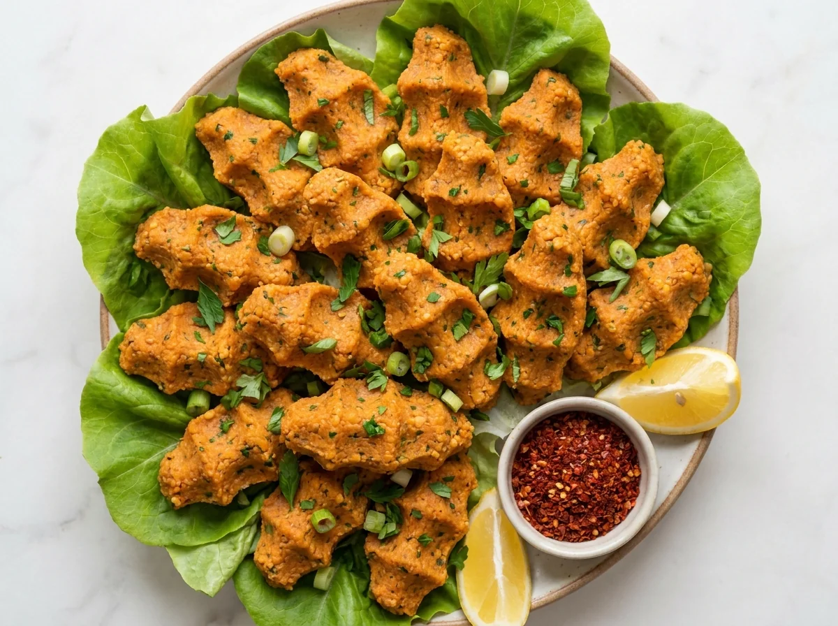 Turkish Cold Lentil Kofta (Mercimek Koftesi)