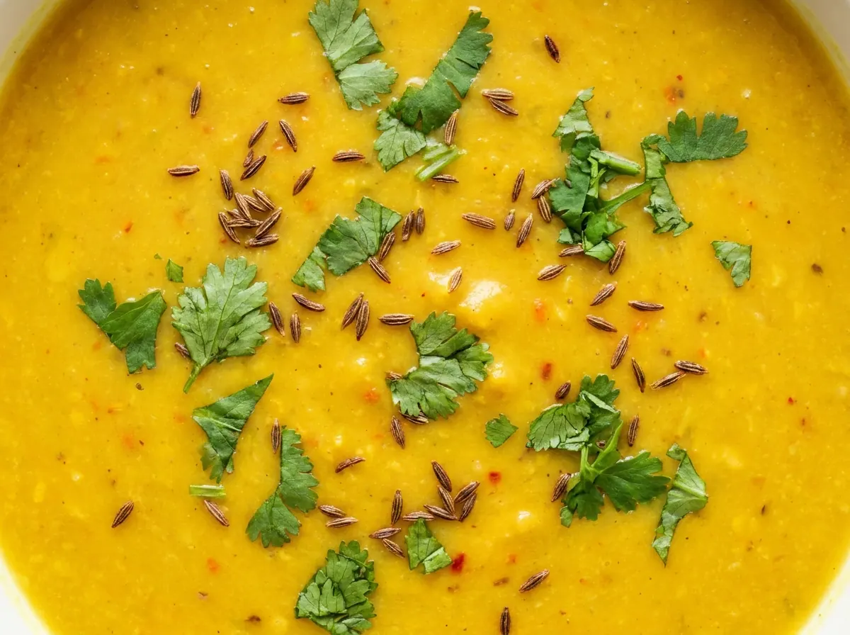 Yellow Lentil Shorba with Turmeric