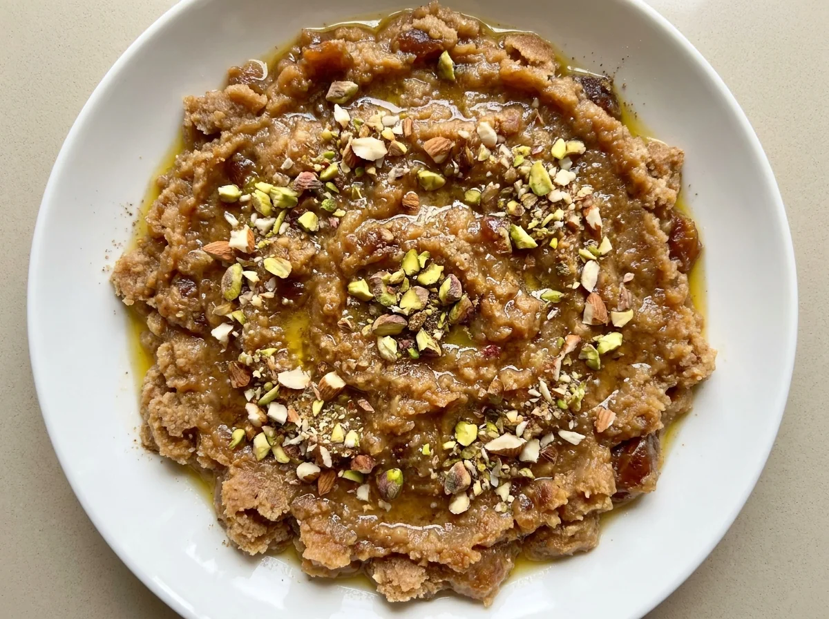 Yemeni Date and Toasted Bread Sweet (Haneeni)